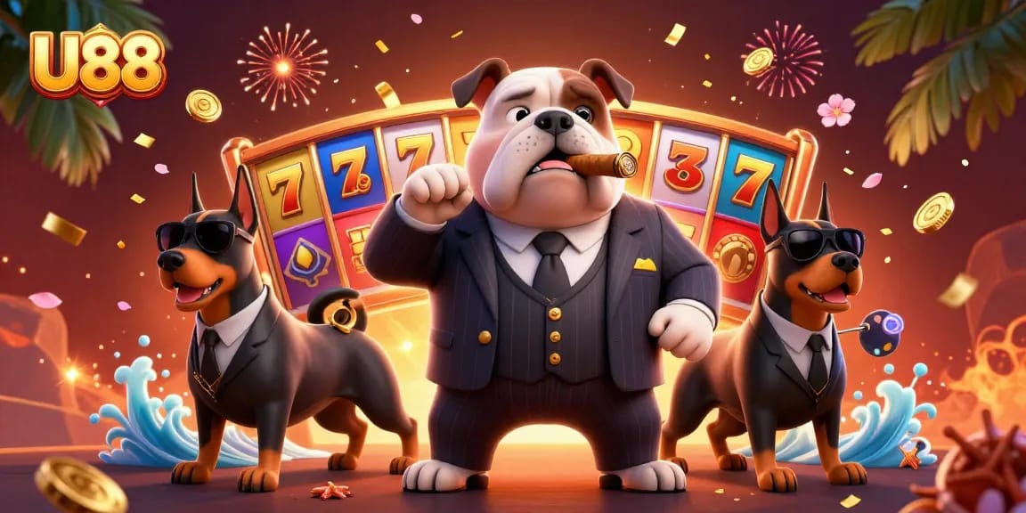 Spin and win big with U88’s thrilling slots, featuring exciting symbols and vibrant casino atmosphere.