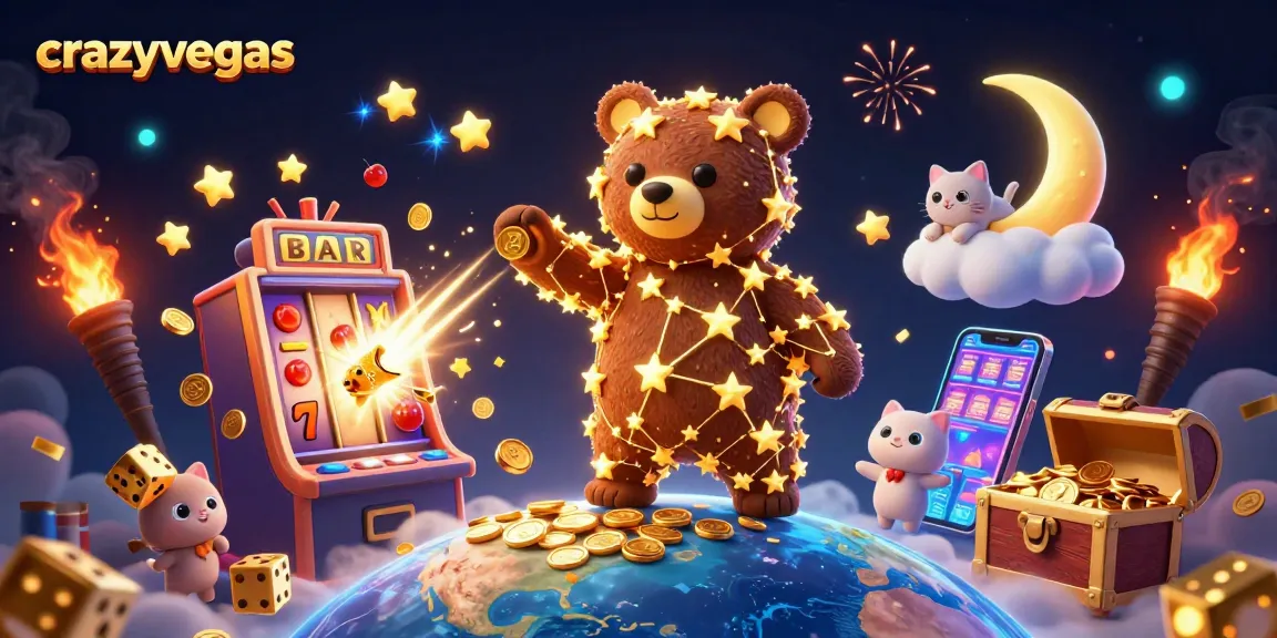 Experience exciting wins at crazyvegas with explosive slot machines and vibrant casino elements.