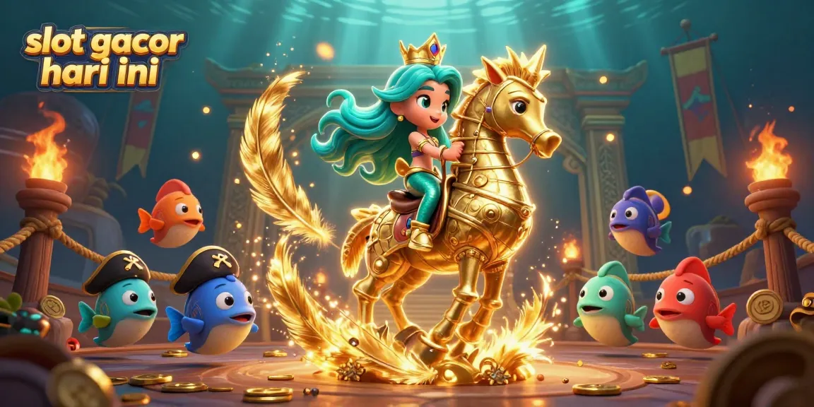 Engage in thrilling slot gacor hari ini adventures with a vibrant mermaid scene filled with dynamic gaming elements.