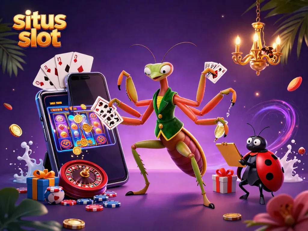 Experience thrilling spins at the situs slot, with 3D characters and captivating casino elements in action.