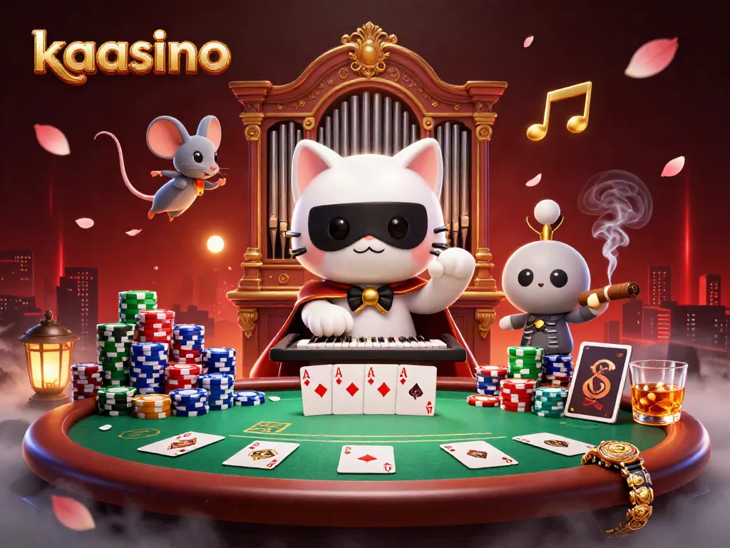 Kaasino's vibrant casino scene brings excitement with poker elements and a winning atmosphere.