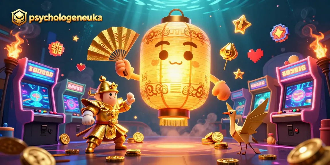 Speel spellen bij psychologeneureka met een gouden sfeer en magische elementen in een casino-omgeving.